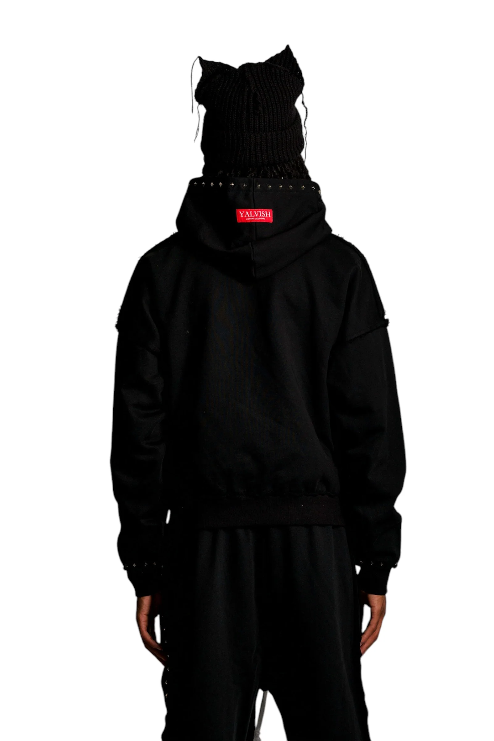 Black Reverse Stitched Zip Up - Image 3