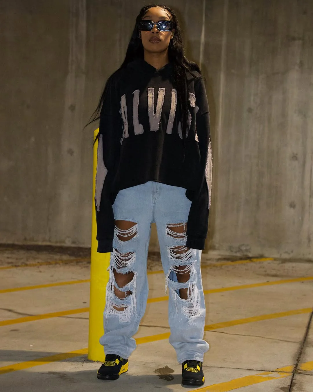 Yalvish Distressed Hoodie (Multiple Color Options) - Image 6